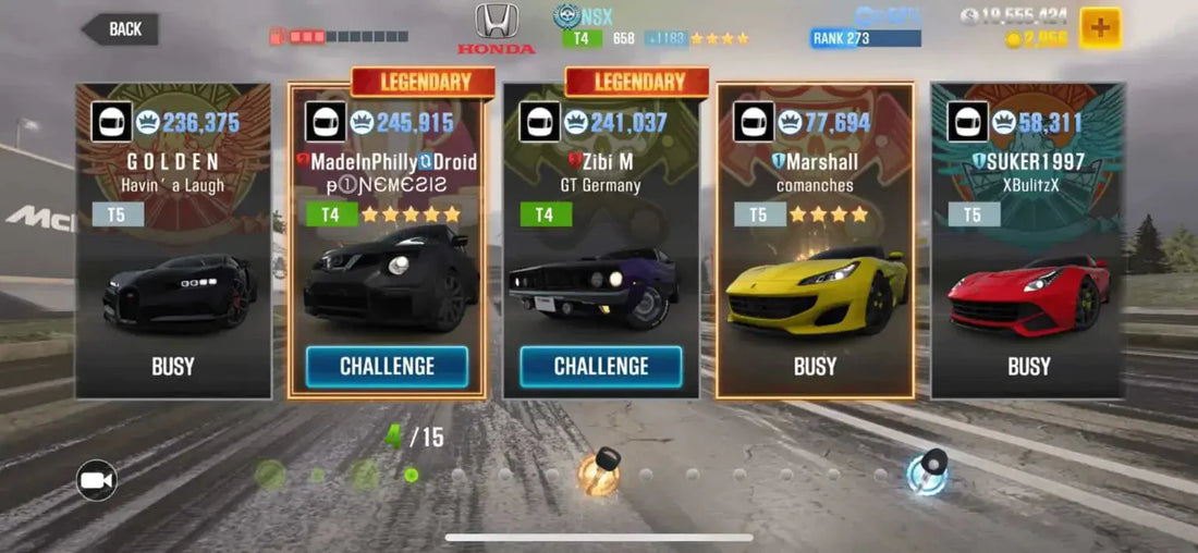 LIVE RACES, LOBBY TIMES, SWAPPING AND W/L IN CSR2