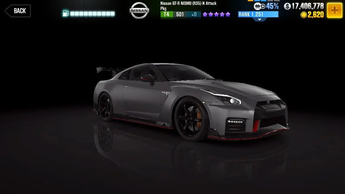 Nissan GT-R NISMO (R35) N Attack Pkg SEASON 165 PRESTIGE CUP CSR2