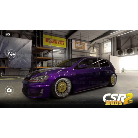 CSR2 Ruby Rose’s Golf GTI Purple Star’s - CSR Racing 2 IOS / Stock Car Cars