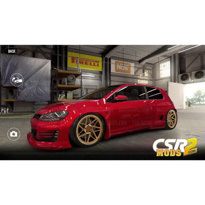 CSR2 Golf GTI Rocket Bunny Gold Star’s - CSR Racing 2 IOS / Stock Car Cars