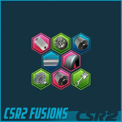 CSR2 Cars Fusion Parts - All Types x50 MODS SERVICES