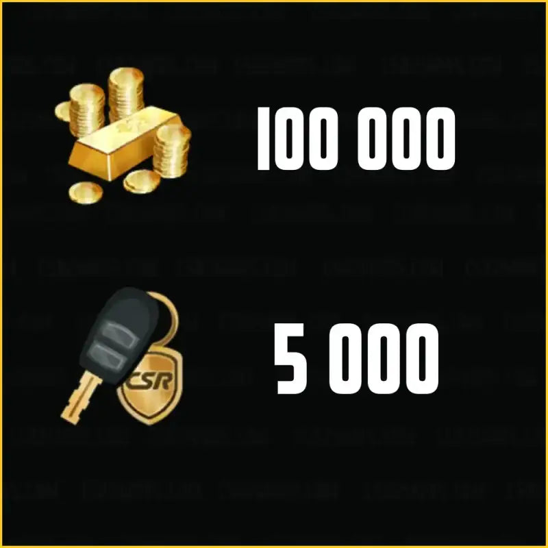 CSR2 Gold Rush Bundle - IOS Loot Packages | CSR2Cars Cash Keys