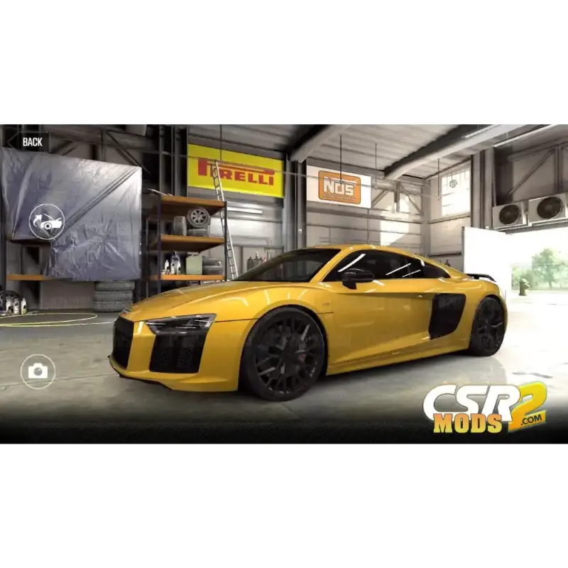 CSR2 2016 R8 V10 plus Coupé Gold Star’s - CSR RACING 2 MODS