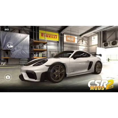 CSR2 718 Cayman GT4 Gold Star’s - CSR RACING 2 MODS