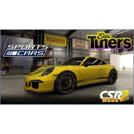CSR2 911 R Gold Star’s - CSR RACING 2 MODS