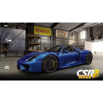 CSR2 918 Spyder Gold Star’s - CSR RACING 2 MODS