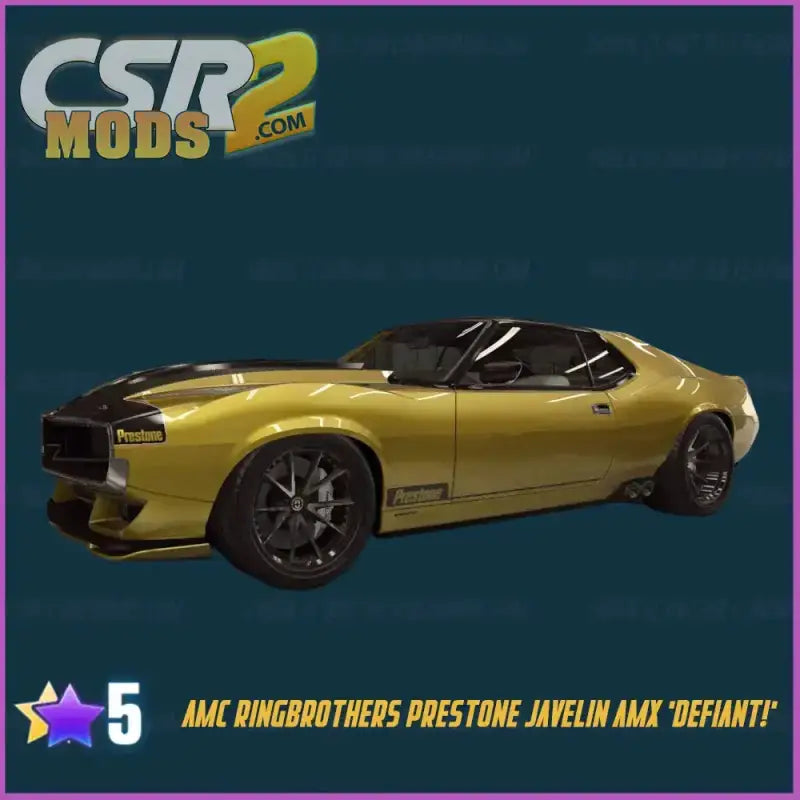 CSR2 AMC Ringbrothers Prestone Javelin AMX ’Defiant!’ - CSR