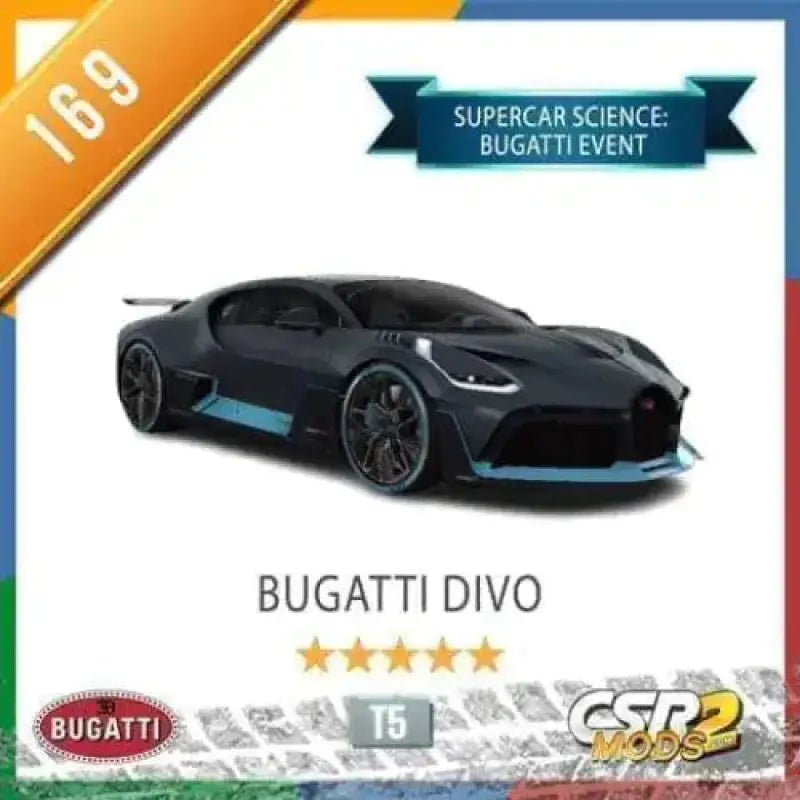 CSR2 Bugatti Divo CSR2 CARS CSR2 MODS SHOP