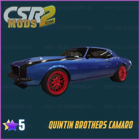 CSR2 Chevrolet Quintin Brothers Camaro - CSR RACING 2 MODS