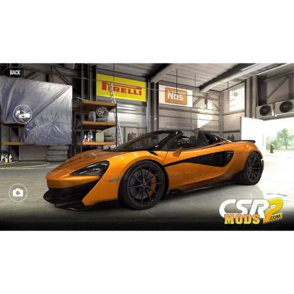 CSR2 600LT Spider Gold Star’s - CSR RACING 2 MODS