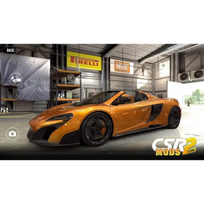 CSR2 675LT Spider Gold Star’s - CSR RACING 2 MODS