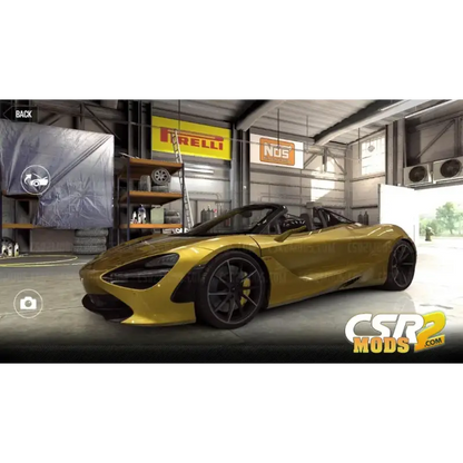 CSR2 720S Spider Gold Star’s - CSR RACING 2 MODS