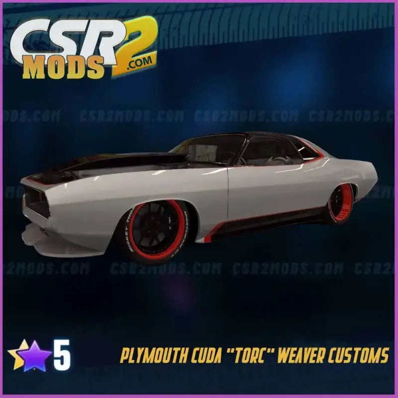 CSR2 ’Cuda ’’TorC’’ Weaver Customs Purple Star’s - CSR