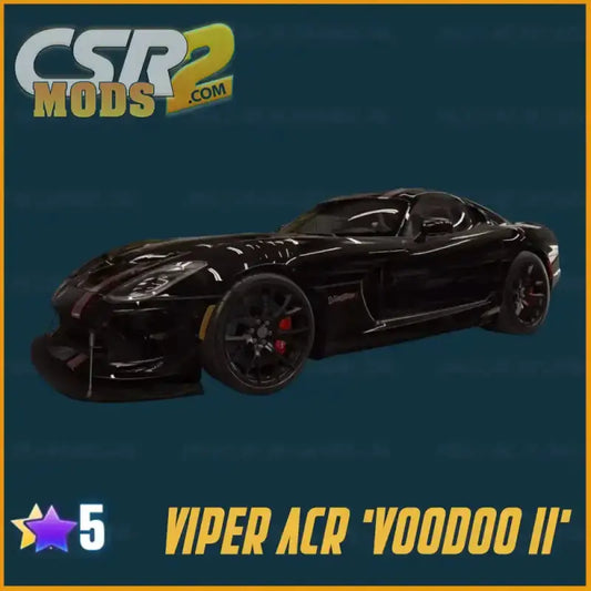 CSR2 Dodge Viper ACR ’Voodoo II’ - CSR Racing 2 CSR2 IOS /