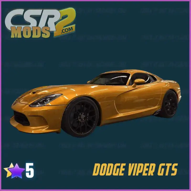 CSR2 Dodge Viper GTS - CSR RACING 2 MODS