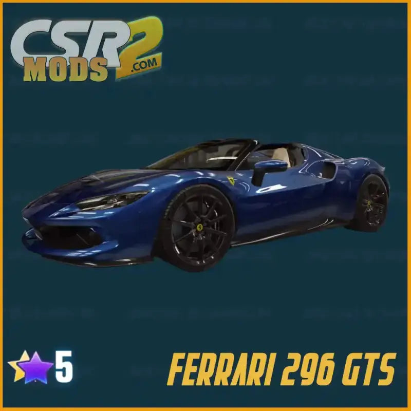 CSR2 Ferrari 296 GTS - CSR Racing 2 CSR2 IOS / CSR2 Stock