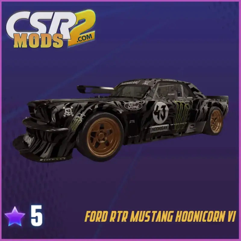 CSR2 Ford RTR Mustang Hoonicorn V1 - CSR RACING 2 MODS
