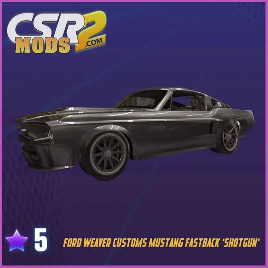 CSR2 Ford Weaver Customs Mustang Fastback ’Shotgun’ - CSR
