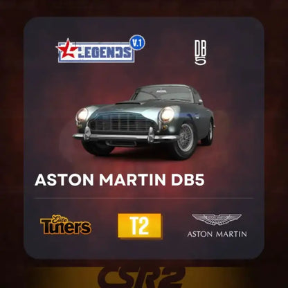 CSR2 Legends Aston Martin DB5 - CSR RACING 2 MODS