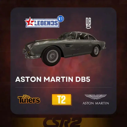 CSR2 Legends Aston Martin DB5 - CSR RACING 2 MODS