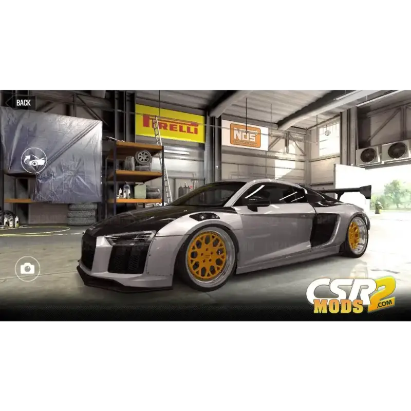 CSR2 NEWING Alpil R8 RSR Gold Star’s - CSR RACING 2 MODS