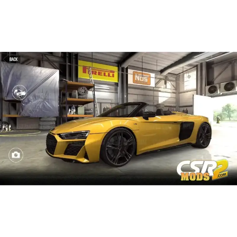 CSR2 R8 Spyder V10 Gold Star’s - CSR RACING 2 MODS